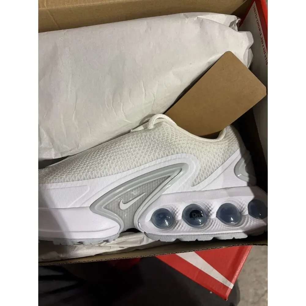 Nike Air Max DN White Metallic Silver FJ3145-102 Men’s Size 9 (WOMEN 10.5) - Picture 4 of 5